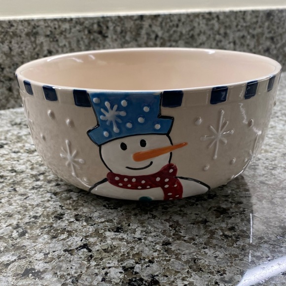 Vintage Ganz Snowman Bowl - Picture 2 of 8
